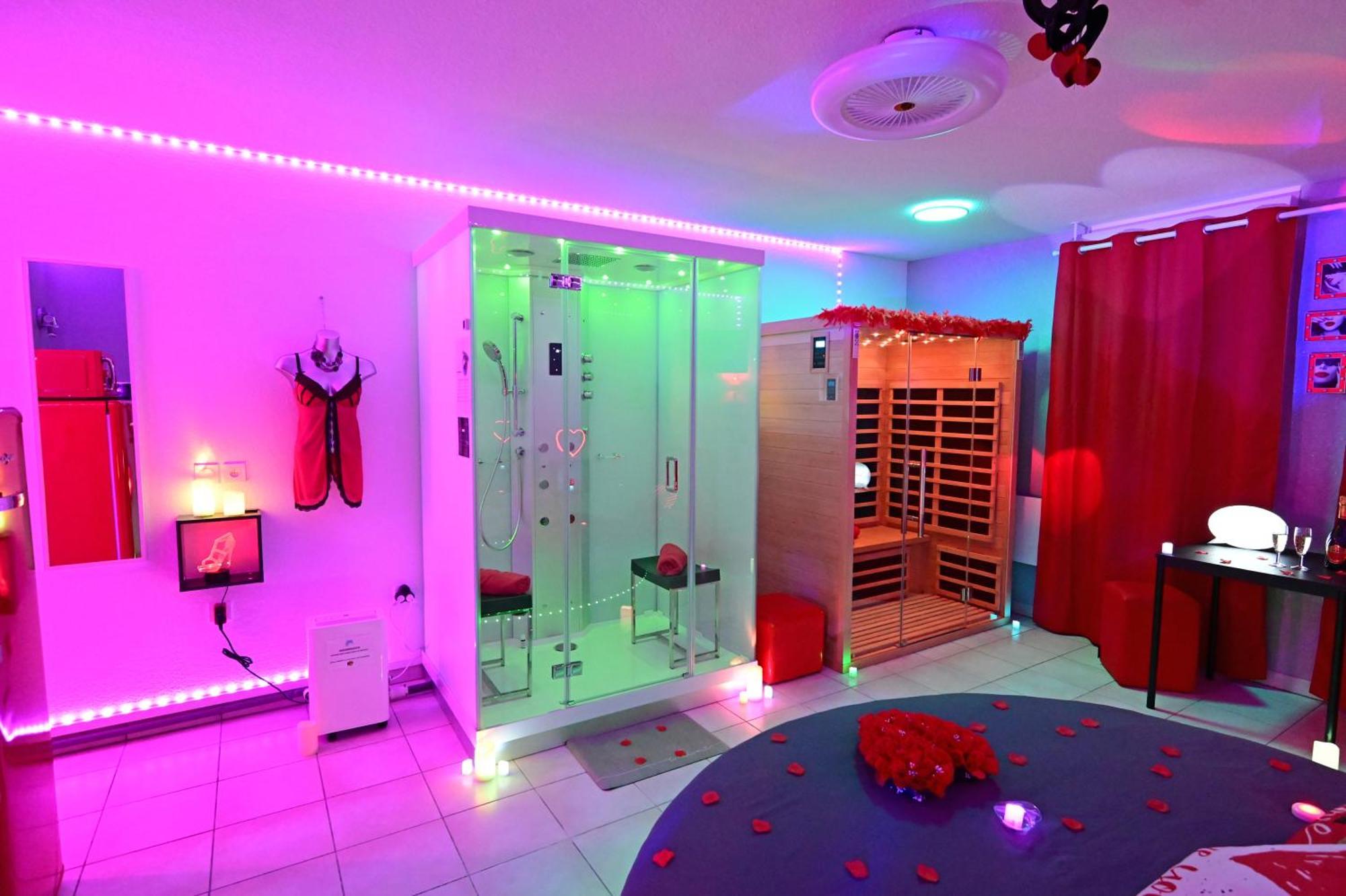 Love Room A Deux Pas De L'Ocean Avec Hammam, Sauna Et Bain A 2 :-) Бискарос Екстериор снимка